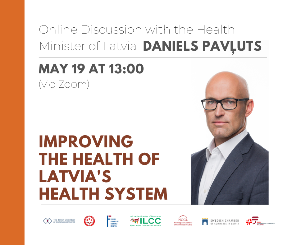 Online Discussion with Daniels Pavļuts, Minister of Health