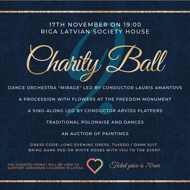 Charity Ball on 17 November