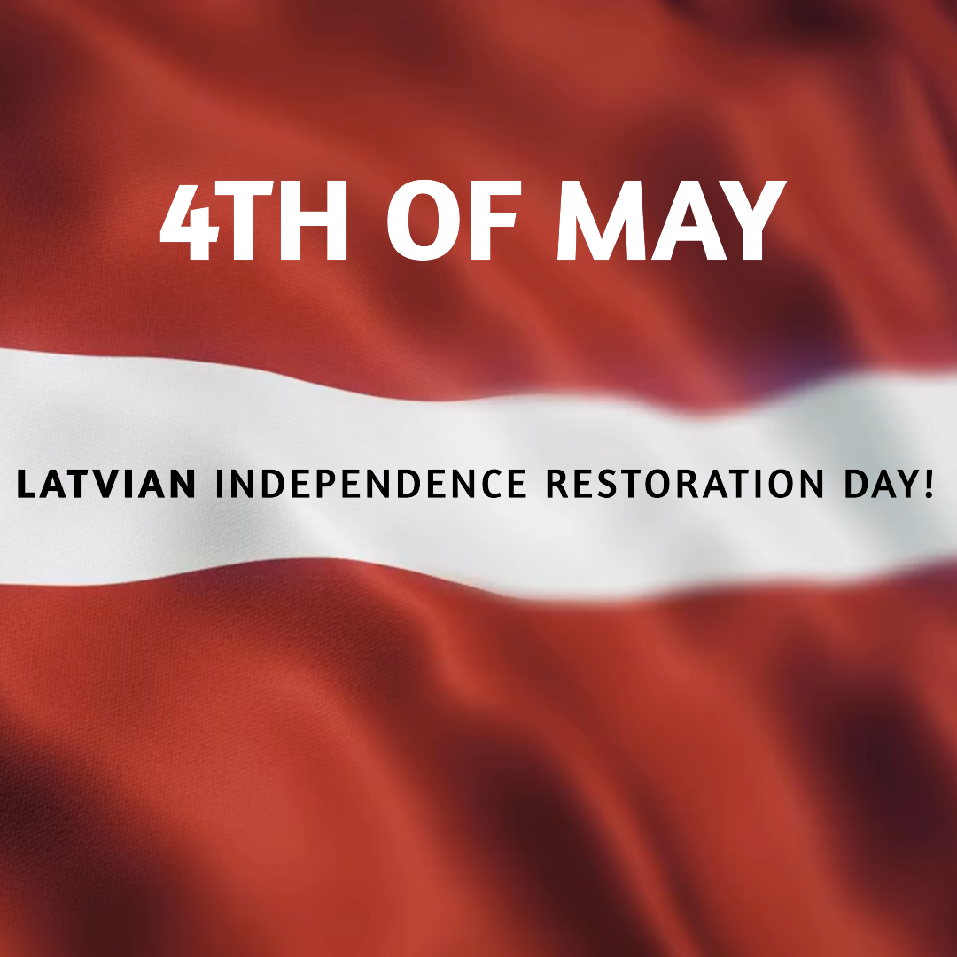 Latvian independence restoration day!
